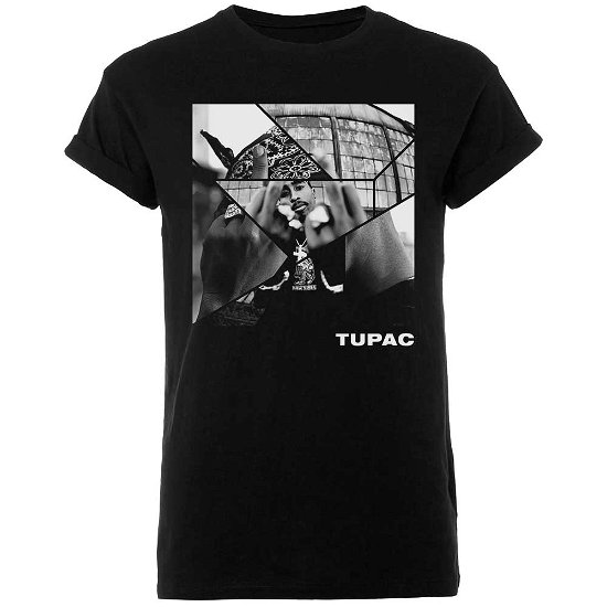 Tupac Unisex T-Shirt: Broken Up - Tupac - Mercancía -  - 5056561010007 - 