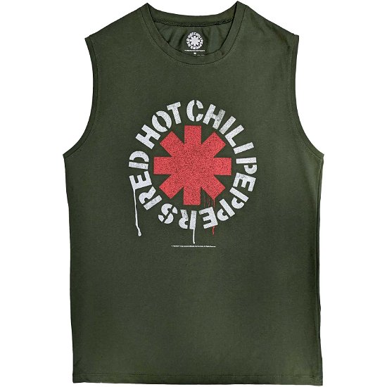 Red Hot Chili Peppers Unisex Tank T-Shirt: Stencil - Red Hot Chili Peppers - Merchandise -  - 5056561081007 - 