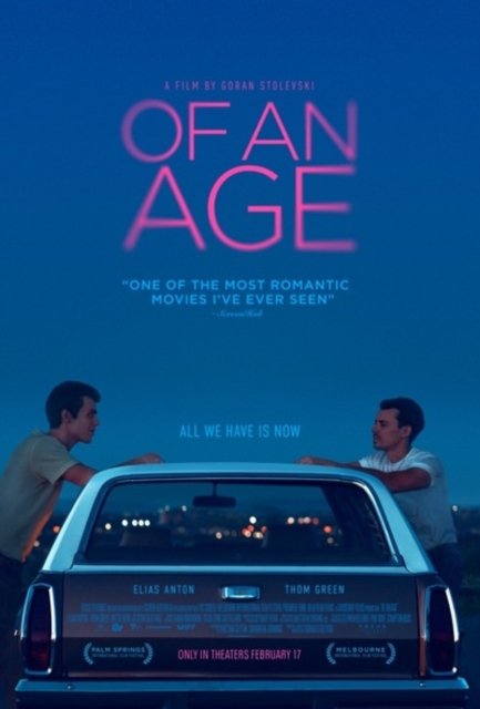 Of An Age - Of an Age  Blu Ray - Elokuva - Matchbox Films - 5060103796007 - maanantai 6. marraskuuta 2023