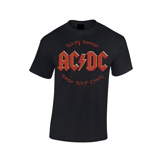 Cover for AC/DC · Dirty Deeds (T-shirt) [size XL] [Black edition] (2018)