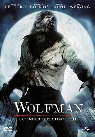 Cover for Del Toro,hopkins,blunt,weaving,chaplin,malik · Wolfman (Blu-ray)