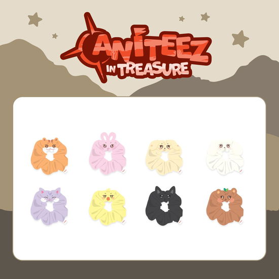Aniteez In Treasure - Plush Scrunchie - ATEEZ - Produtos - KQ Entertainment - 8800294569007 - 30 de maio de 2025