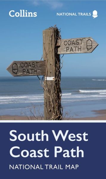 Cover for Collins Maps · South West Coast Path National Trail Map (Map) (2023)