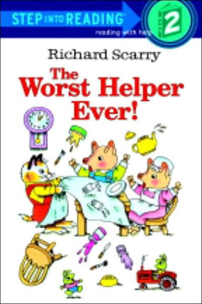 Cover for Richard Scarry · Richard Scarry's The Worst Helper Ever! - Step into Reading (Paperback Bog) [Random House edition] (1998)
