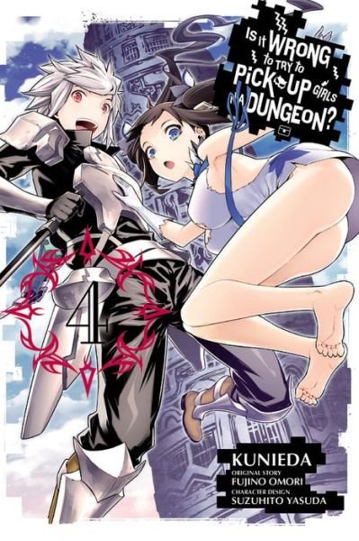 Cover for Fujino Omori · Is It Wrong to Try to Pick Up Girls in a Dungeon?, Vol. 4 (manga) (Paperback Bog) (2016)