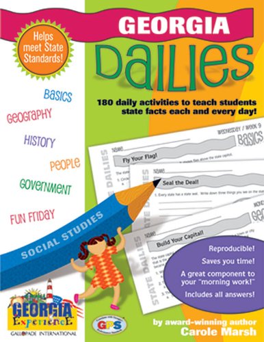 Cover for Carole Marsh · Georgia Dailies: 180 Daily Activities for Kids (Spiralbuch) (2006)