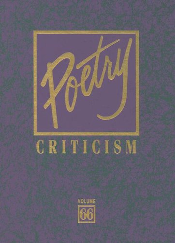 Cover for Michelle Lee · Poetry Criticism (Hardcover Book) (2005)