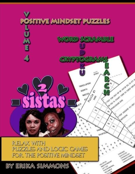 Cover for Erika Simmons · Positive Mindset Puzzles (Paperback Book) (2019)
