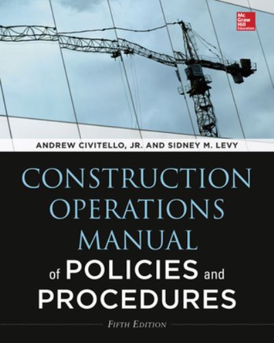 Cover for Sidney M. Levy · Construction Operations Manual of Policies and Procedures 5E (PB) (Bok) (2023)