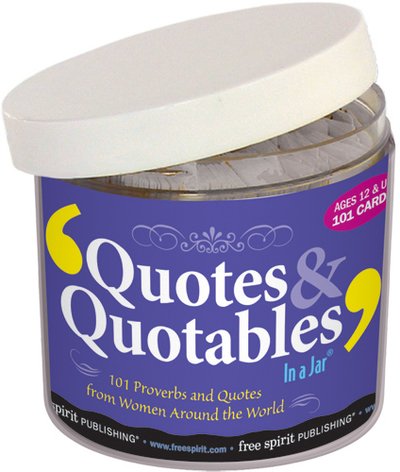 Cover for Free Spirit Publishing · Quotes &amp; Quotables in a Jar (r) (SPILLKORT) (2009)