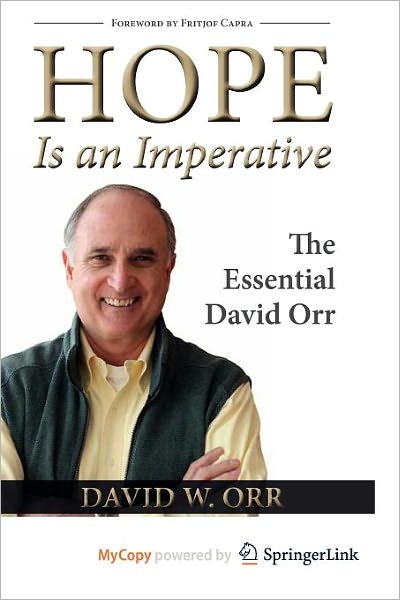 Cover for David W. Orr · Hope Is an Imperative: The Essential David Orr (Paperback Book) (2010)