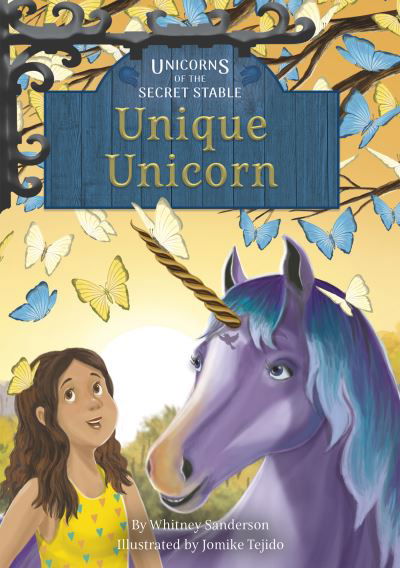 Cover for Whitney Sanderson · Unique Unicorn: Book 5 - Unicorns of the Secret Stable Set 2 (Inbunden Bok) (2021)