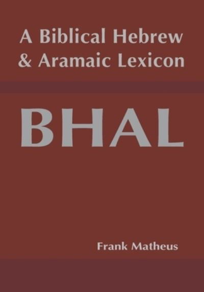 Cover for Frank Matheus · A Biblical Hebrew and Aramaic Lexicon (Paperback Book) (2020)