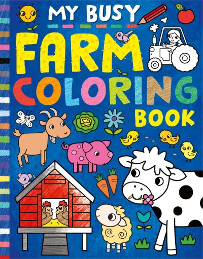 Cover for Cathy Hughes · My Busy Farm Coloring Book (Paperback Book) (2021)