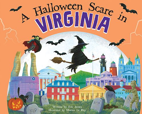 Cover for Eric James · A Halloween Scare in Virginia (Hardcover Book) (2021)