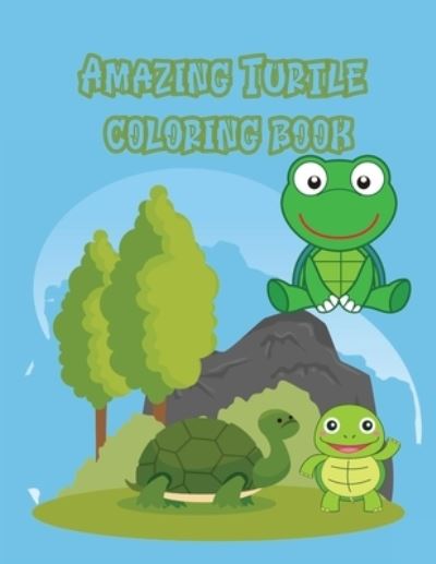 Cover for Sheridan Medland · Amazing Turtle coloring book (Paperback Book) (2021)