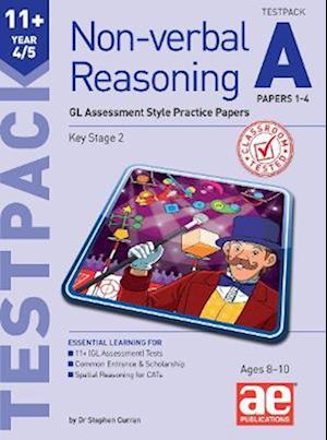 Cover for Dr Stephen C Curran · 11+ Non-verbal Reasoning Year 4/5 Testpack A Papers 1-4: GL Assessment Style Practice Papers (Paperback Book) (2023)