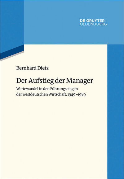 Cover for Dietz · Der Aufstieg der Manager (Book) (2020)