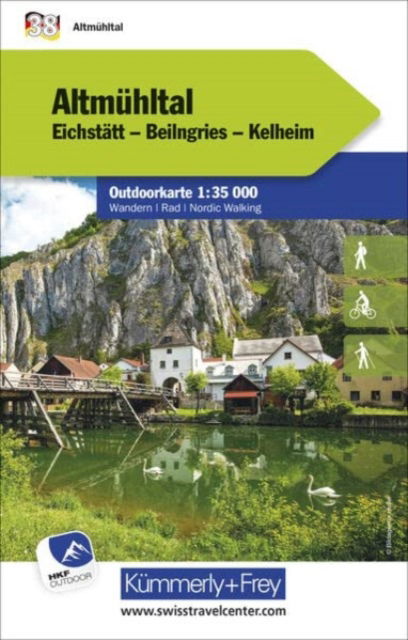 Altmuhltal - Outdoor maps Germany -  - Książki - Kummerly & Frey,Switzerland - 9783259026007 - 14 kwietnia 2023