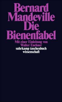 Cover for Bernard Mandeville · Suhrk.TB.Wi.0300 Mandeville.Bienenfab. (Buch)