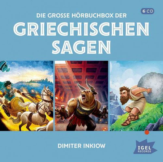 Cover for Inkiow,dimiter; Inkiow,susanne · Die Große Hörbuchbox Der Griechischen Sagen (CD) (2021)