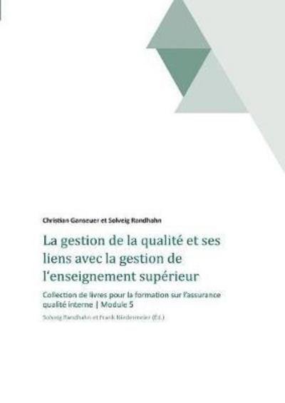 Cover for Ganseuer · La gestion de la qualité et se (Book) (2017)