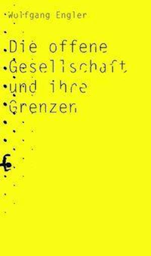 Cover for Engler · Die offene Gesellschaft und ihre (Book)