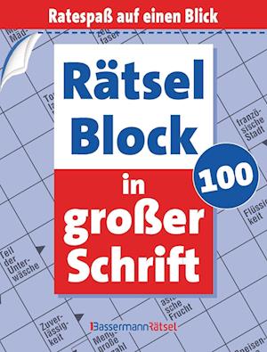 Cover for Eberhard Krüger · Rätselblock In Großer Schrift 100 (Book)