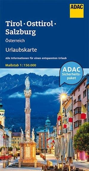 Österreich Urlaubskarte blad 5: Tirol Osttirol Salzburg - Mair-Dumont - Bøger - ADAC Verlag - 9783826424007 - 3. marts 2022