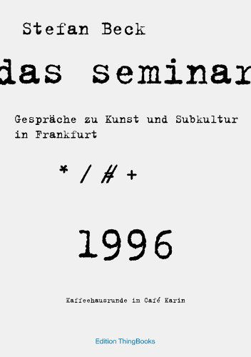 Cover for Stefan Beck · Das Seminar (Paperback Book) [German edition] (2012)