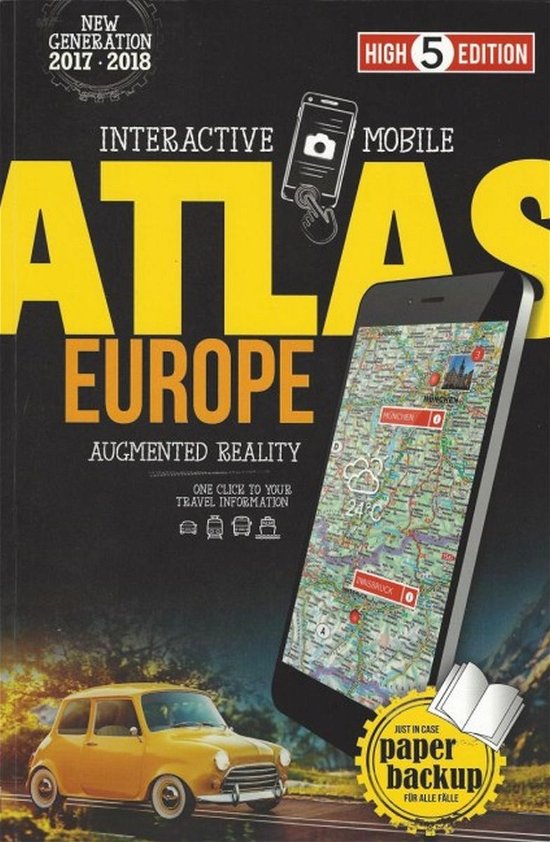 High 5 Editon Auto Mobile Atlas Europe -  - Books - Nordisk Korthandel - 9783906908007 - April 7, 2017