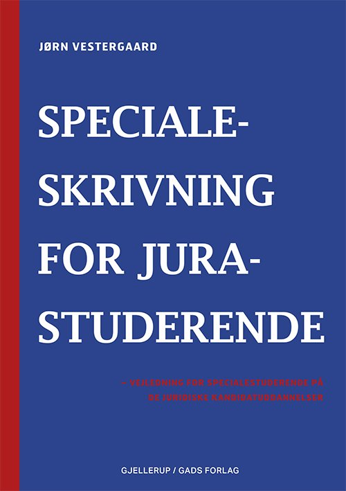 Cover for Jørn Vestergaard · Specialeskrivning for jurastuderende (Poketbok) [1:a utgåva] (2019)