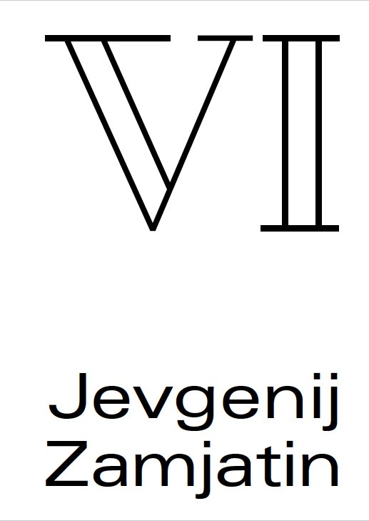 Cover for Jevgenij Zamjatin · Vi (Hæftet bog) [1. udgave] (2017)