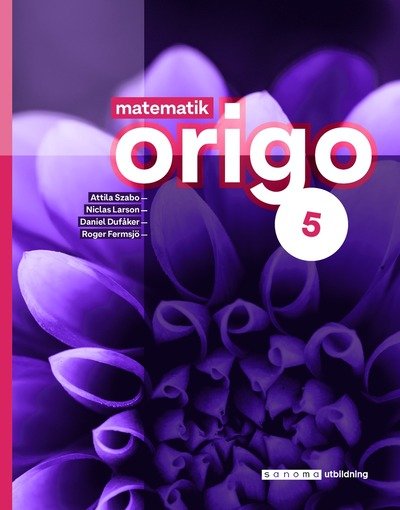 Cover for Attila Szabo · Matematik Origo 5, upplaga 3 (Bok) (2023)
