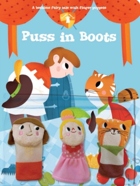 Cover for Puss in Boots - Bedtime Fairy Tale with Finger Puppets (Book) (2022)