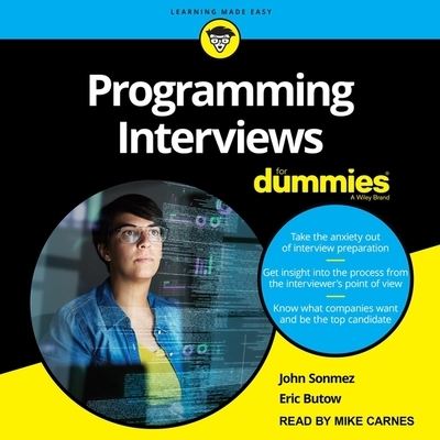 Programming Interviews for Dummies - Eric Butow - Music - TANTOR AUDIO - 9798200291007 - July 14, 2020