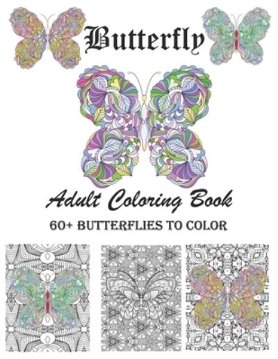 Cover for Lagace Books · Butterfly - Adult coloring book (Paperback Book) (2021)