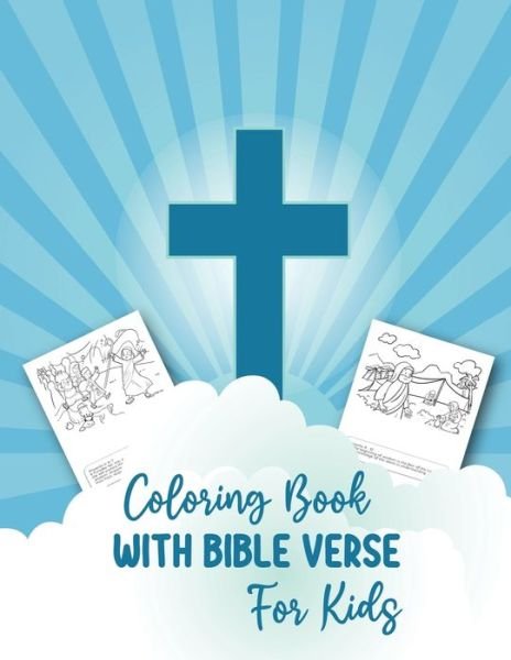 Cover for Ziva Finley · Coloring Book With Bible Verse For Kids (Taschenbuch) (2020)