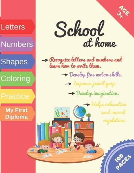 Cover for My First Activity Book Edition · School at home (Paperback Book) (2020)