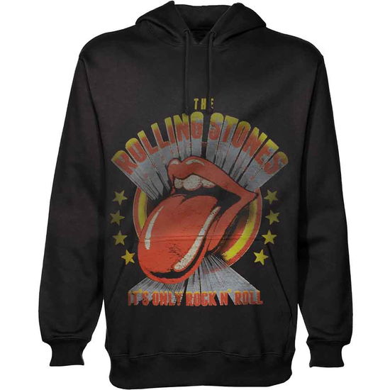 The Rolling Stones Unisex Pullover Hoodie: It's Only Rock 'n Roll - The Rolling Stones - Merchandise -  - 9950670472007 - 