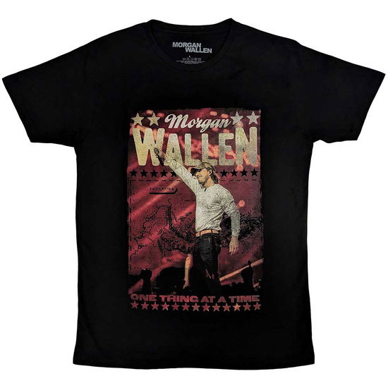 Cover for Morgan Wallen · Morgan Wallen Unisex T-Shirt: One Thing At A Time (Black) (T-shirt)