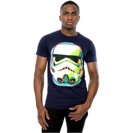 Cover for Star Wars · Star Wars Men's Tee: Stormtrooper Command Graffiti (Bekleidung) [size XL] [Mens edition]