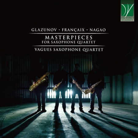 Cover for Vagues Saxophone Quartet · Masterpieces for Saxophone Quartet (CD) (2022)