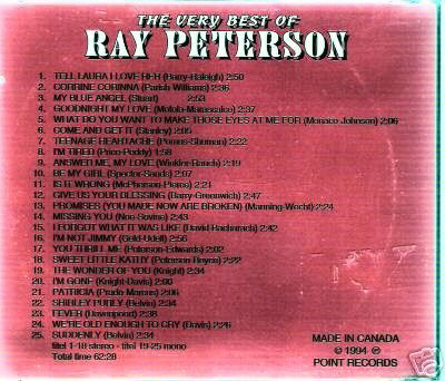 Cover for Ray Peterson · Very Best of 32 Cuts (CD) (2012)