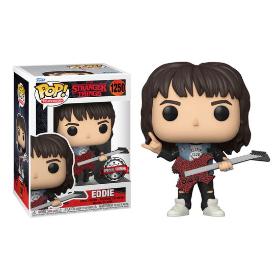 Stranger Things POP! TV Vinyl Figur Eddie with Gui -  - Merchandise - Funko - 0889698624008 - October 24, 2023