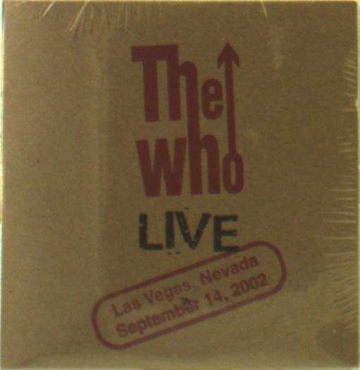 Cover for The Who · Live: Las Vegas Nv 9/14/02 (CD) (2014)