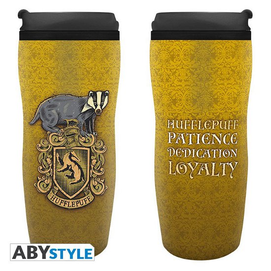 Harry Potter - Travel Mug Hufflepuff - Harry Potter - Produtos - ABYstyle - 3665361035008 - 2020