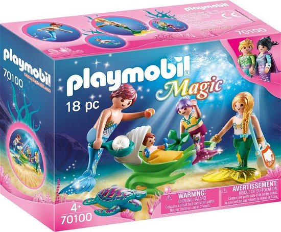 Cover for Playmobil · 70100 - Magic Family Mit Schale Kinderwagen - 18 Stueck (Spielzeug) (2020)
