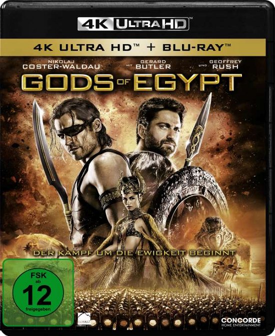 Cover for Gerard Butler / Geoffrey Rush · Gods of Egypt (Uhd) (4K UHD Blu-ray) (2016)