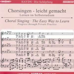 Cover for Joseph Haydn (1732-1809) · Chorsingen leicht gemacht - Joseph Haydn: Die SchÃ¶pfung (Sopran) (CD)